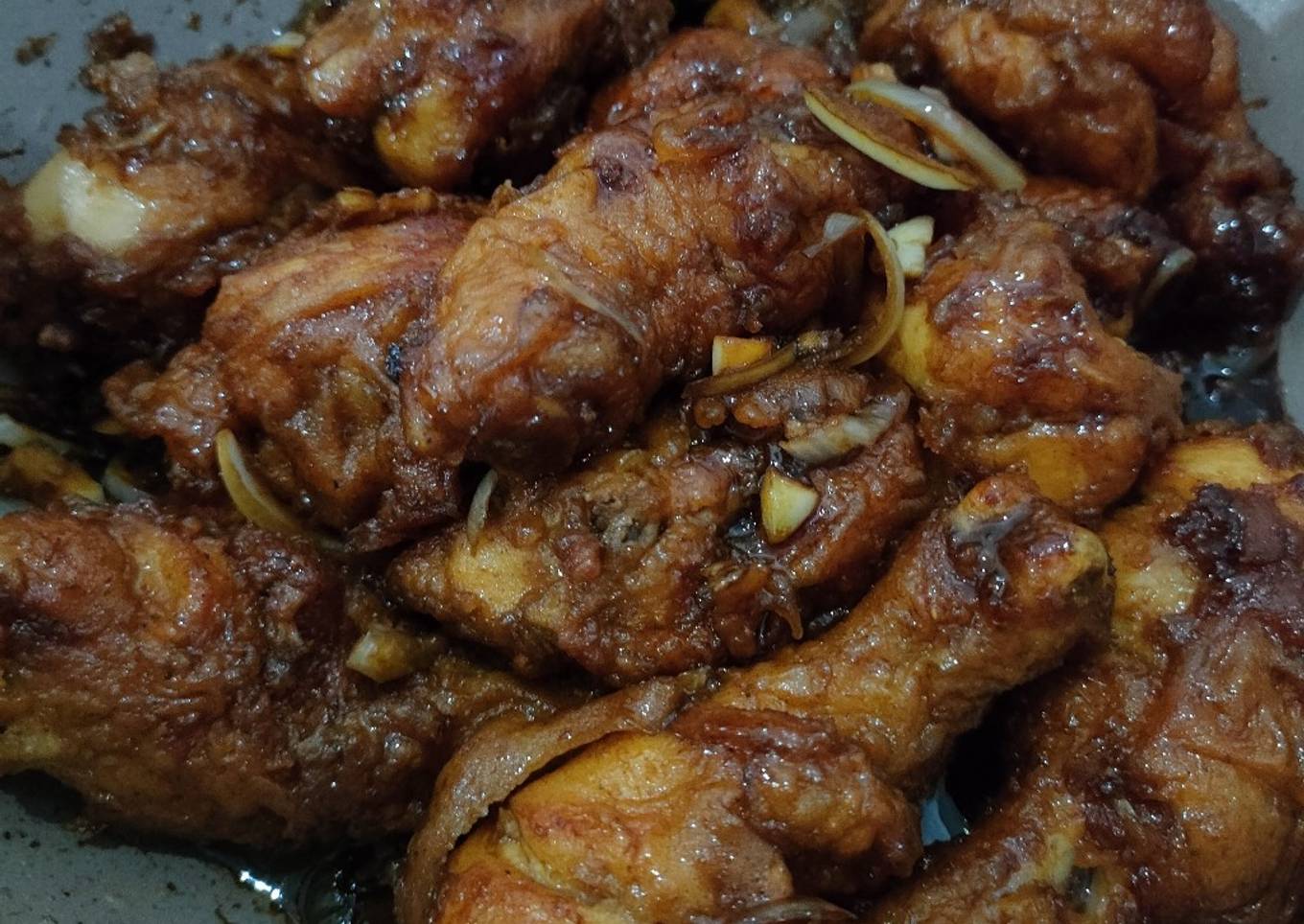 Ayam goreng saus inggris