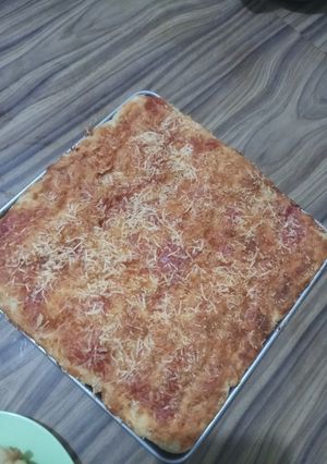 Foto resep Pizza Keju Sederhana (no telur, no ulen, no margarin)