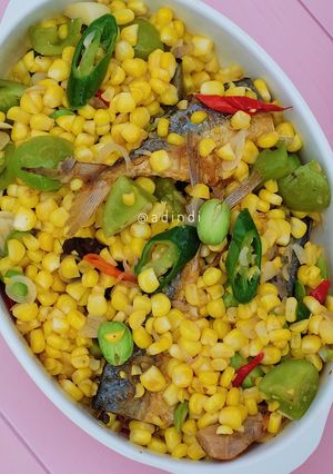 Foto resep Tumis Jagung Ikan Peda