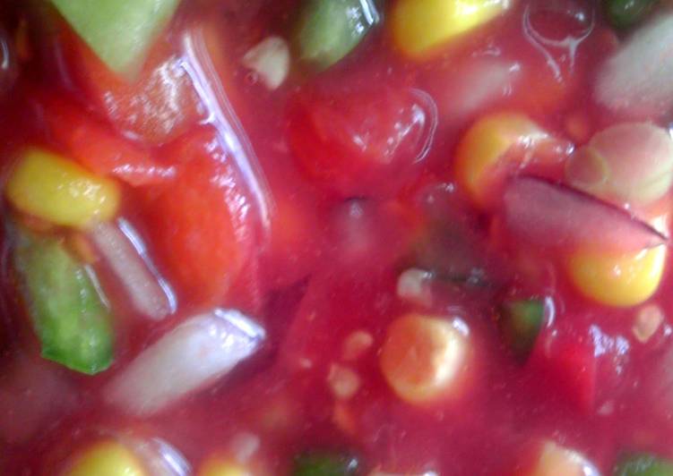 Simple Way to Cook Perfect Chunky Garden Salsa