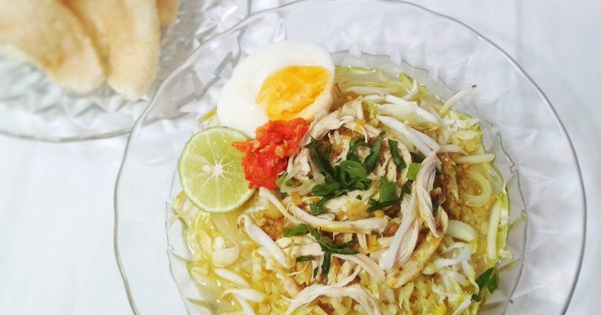 626 resep soto ayam lamongan enak dan sederhana - Cookpad