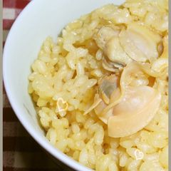 A picture of Direct from a Chef! Clam Seasoned Rice for Girl's Day Festival.