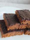 Brownies veganos de camote