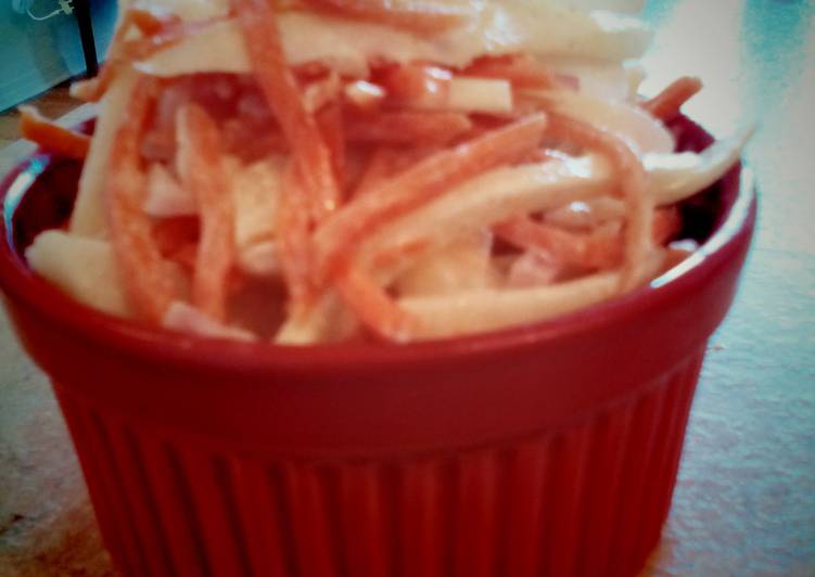 Steps to Make Favorite Jicama-Apple Slaw