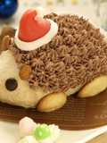 Hedgehog Christmas Cake