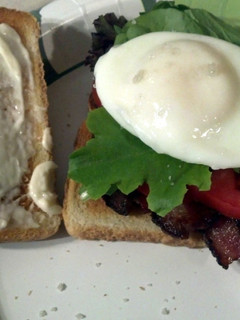 A picture of BLT with a Twist.