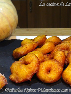 Una foto de Buñuelos típicos Valencianos con calabaza asada