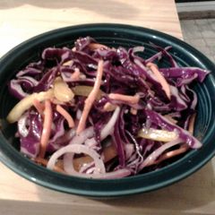 A picture of Annie's asian slaw.