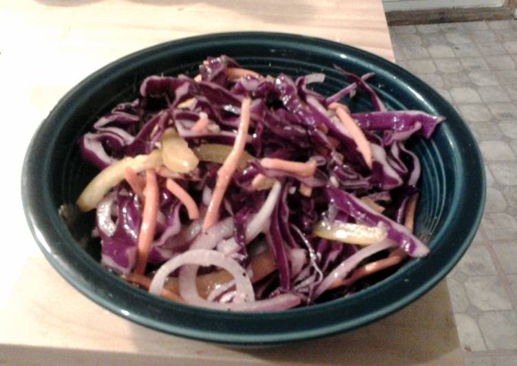 Recipe of Perfect Annie&#39;s asian slaw