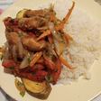 Saltado de pollo con papas especiales