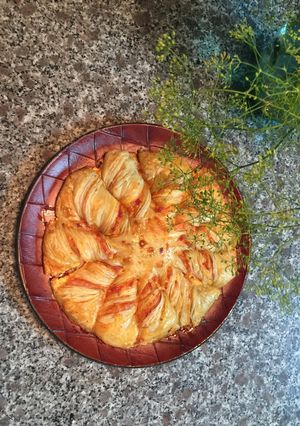 Hình của món Pizza đi học.