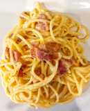 Spaghetti carbonara (sin nata)