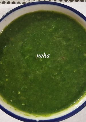 A picture of Evergreen Spicy Green Chutney.