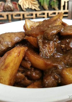 Foto resep Semur Hati Ampela Ayam & Kentang