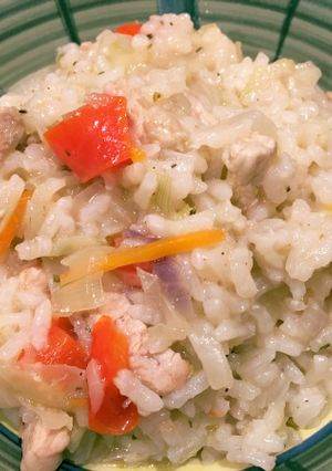 A picture of Pork & Cabbage Risotto.