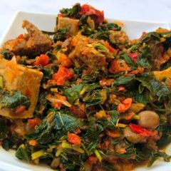 A picture of Nigerian Efo Riro.