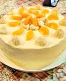 Pastel de calabaza y cheesecake de mandarina