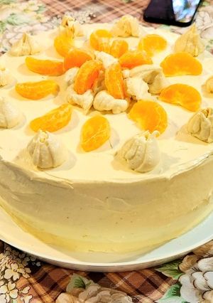 Una foto de Pastel de calabaza y cheesecake de mandarina