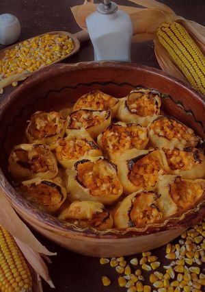 Csemegekukoricával töltött paprika recept fotója