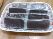 Gambar es gabus tepung hunkwe coklat