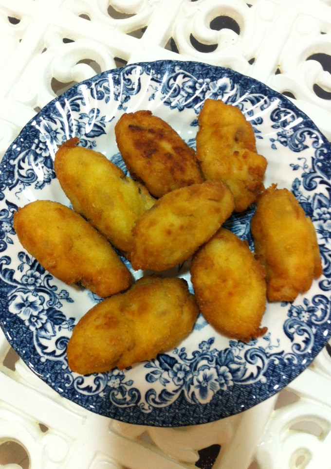 Una foto de Croquetas de pavo asado de Navidad