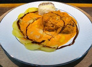 Foto de 214-Linguado ao creme de pimentão e cebola