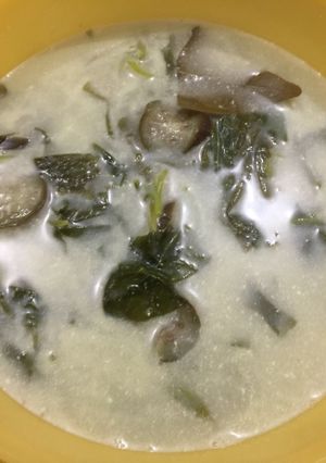 Foto resep Bobor Bayam Mix Terong
