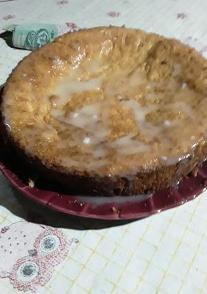 Una foto de Torta de limón glaseada