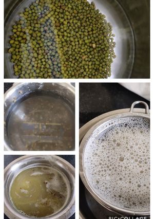 A picture of Moong detox water.