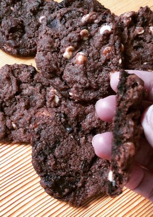 Φωτογραφία της συνταγής Soft cookies με δυο σοκολάτες