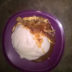 A picture of Pap and chicken feet.