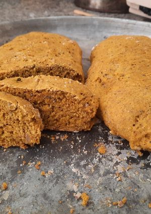 Una foto de Pan de zapallo brasilero con harina integral