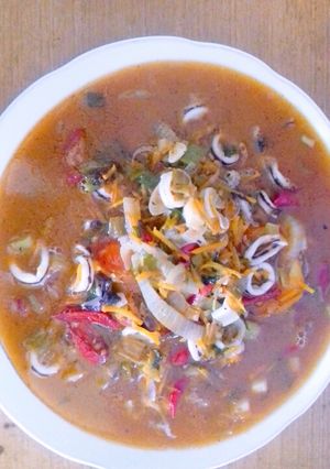 Foto resep Cumi wortel saos tiram