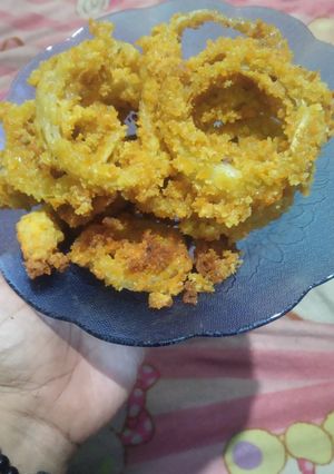 Foto resep Onion Ring (bombay di tepungin)