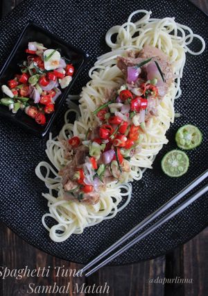Foto resep Spaghetti Tuna Sambal Matah