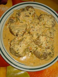 Una foto de Papas Chorreadas