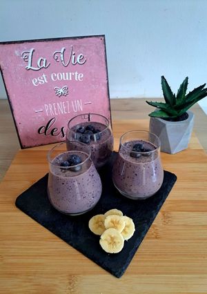 Une photo de Smoothie myrtille