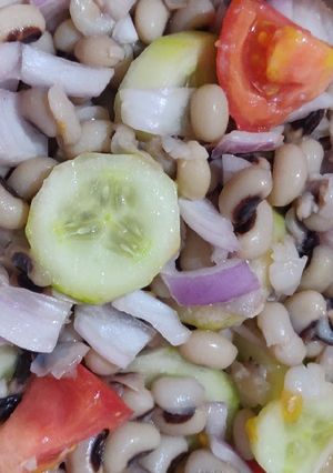 A picture of Black eyed Peas/ Lobia Salad - Diet_Healthy.