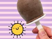 A picture of fruity popsicle
