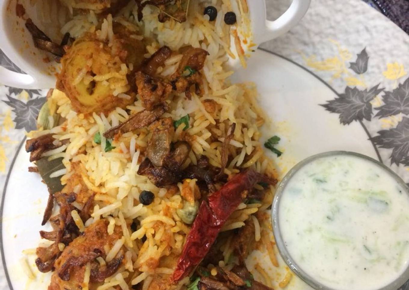 Chaap biryani