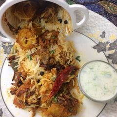 Chaap biryani A picture of Chaap biryani.