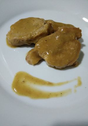 Una foto de Solomillos de cerdo con salsa pedro Ximénez con Thermomix