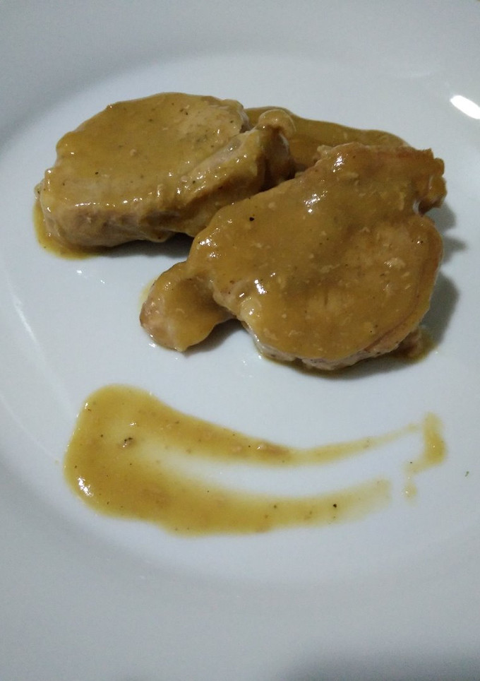 Una foto de Solomillos de cerdo con salsa pedro Ximénez con Thermomix