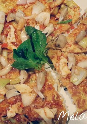 Foto resep Omelete Mushroom Cheese