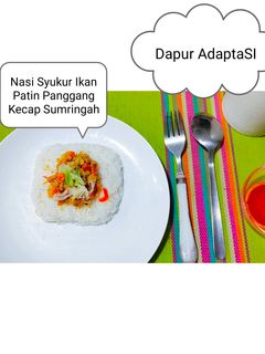 Foto resep Nasi Syukur Ikan Patin Panggang Kecap Sumringah 🤍🙏🏻👍🏻