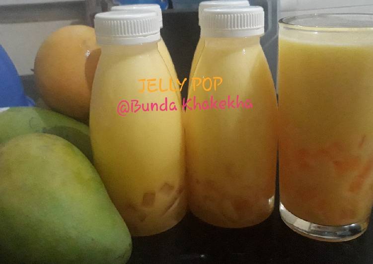 Bahan Susu jelly mangga | Cara Membuat Susu jelly mangga Yang Enak Banget