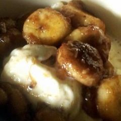 A picture of Slow Cooked Vegan Bananas Foster.