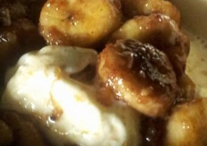 Slow Cooked Vegan Bananas Foster