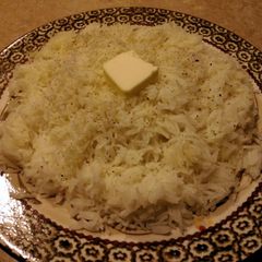 A picture of Perfect white basmati rice.