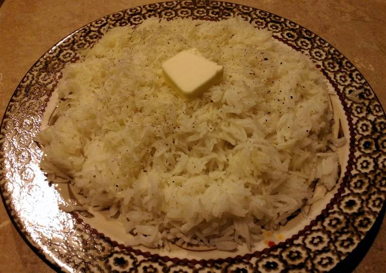 Perfect white basmati rice